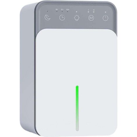 Déshumidificateur électrique 1200 ml, mini déshumidificateur portable avec mode veille, minuterie, arrêt automatique et lumière d'ambiance RVB, pour chambre, salle de bain, placard, armoire XXW (1/4)