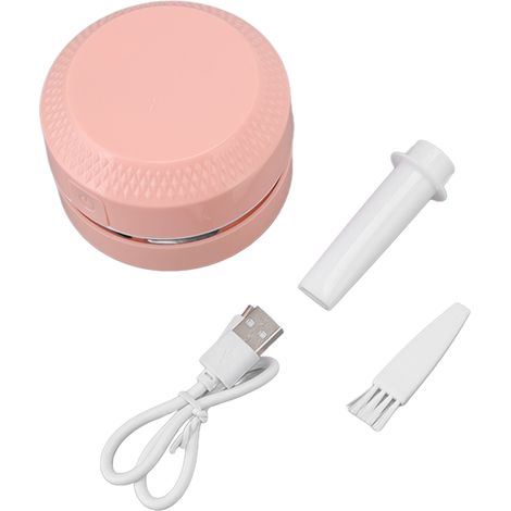 Mini aspirateur de bureau 5V 10W, rotation à 360°, chargement USB, avec embout plat, idéal pour les comptoirs de bar et les bureaux. (1/5)