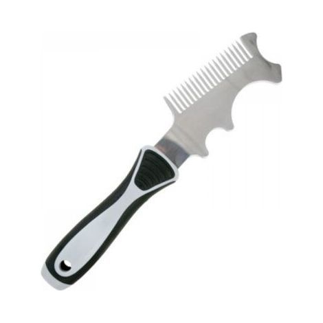 FENOPLASTICASpatule en acier inoxydable, outil de nettoyage multifonctionnel pour nettoyer les brosses et les brosses à rouleaux (1/5)