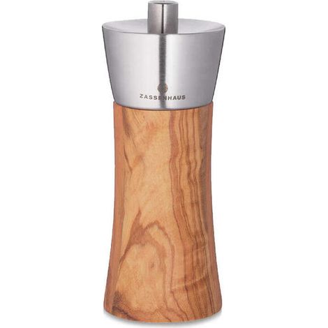Molinillo de pimienta zassenhaus augsburg olive wood, 14 cm