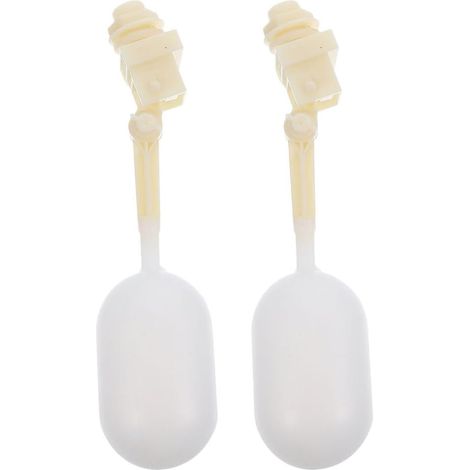 2pièces Vanne à Flotteur Automatique pour Contrôle Niveau Eau Flotteur Bille Pouce avec Bras Réglable pour Abreuvoirs et Systèmes Hydroponiques (1/5)