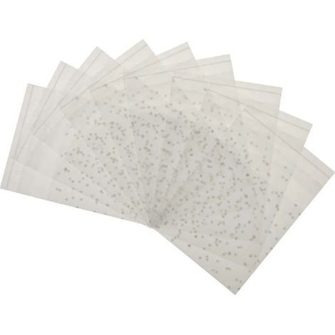 100 selbstklebende Beutel, umweltfreundliche OPP-Beutel, attraktive, mattierte Verpackungsbeutel mit kleinen Punkten, perfektes Zubehör für Bäckereien, Konditoreien und DIY-Projekte. (1/5)