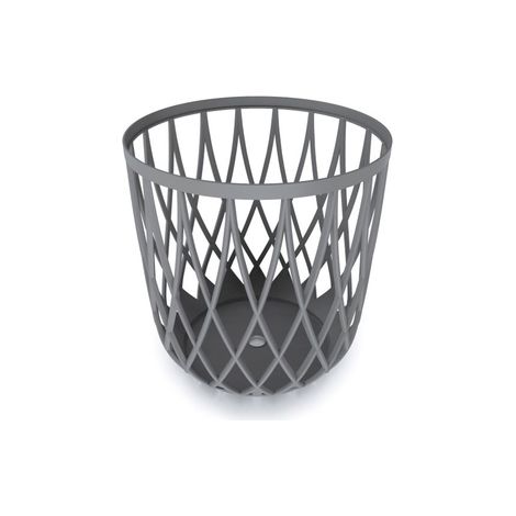 CESTA MULTIFUNCIONAL 35L PROSPERPLAST UNIQUBO DE PLASTICO EN COLOR PIEDRA GRIS 39 X 39 X 40 CM