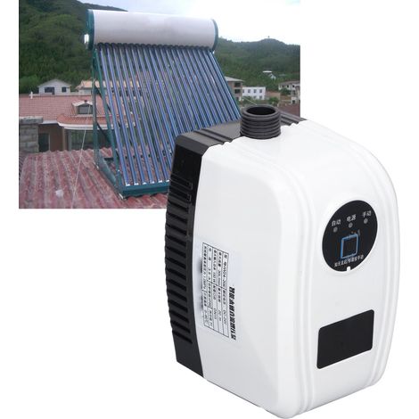 Pompe de surpression d'eau domestique 150 W avec capteur de débit et bouton marche/arrêt, surpresseur automatique 24 V pour douche, hauteur de refoulement maximale 20 m, norme européenne 100-240 V. (1/5)