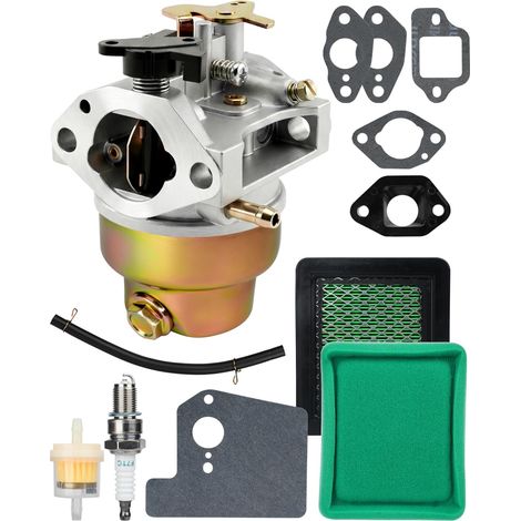 Carburateur pour Honda GCV160 GCV135 GC135 GC160 HRB216 HRR216 HRS216 HRT216 HRZ216 pour Honda Tondeuses à Gazon Remplace 16100-Z0L-023 Kit pour Honda Carburateur avec Joint Bougie Filtre à Air Tuyau (1/5)