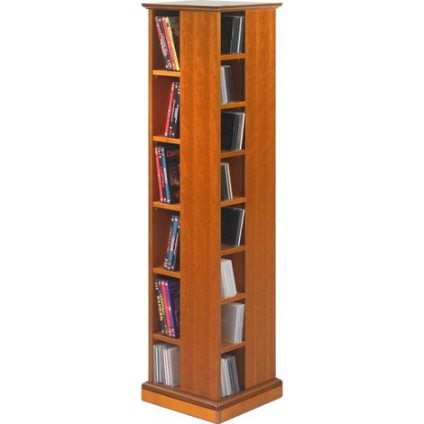 Tour Range CD DVD 135 cm en finition merisier - FLORIE (1/5)