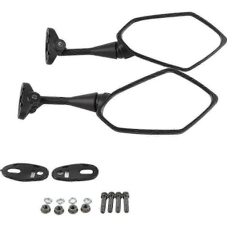 Paire de rétroviseurs de moto style fibre de carbone pour HYOSUNG GT125R, GT250R, GT650R et GT650S (1/5)