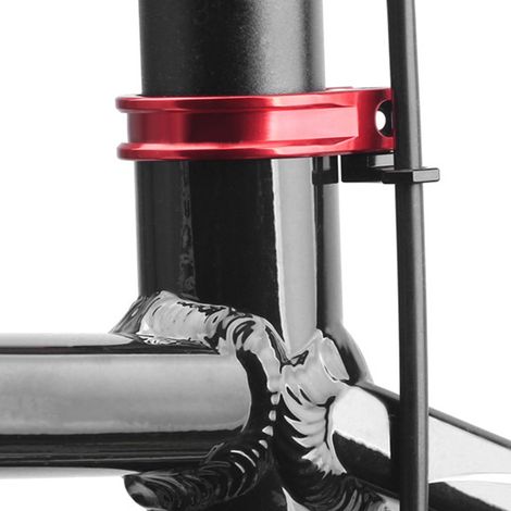 Collier de serrage ultraléger en alliage d'aluminium pour tige de selle de vélo, 31,8/34,9 mm, rouge 31,8 mm (1/5)