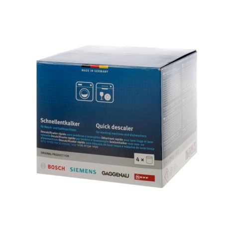 Ersatzteil - Set 4 Entkalkern, original -  - SIEMENS, BOSCH, NEFF, GAGGENAU, VIVA, BALAY, CONSTRUCTA, JUNKER, PROFILO, PITSOS, THERMADOR, ZELMER