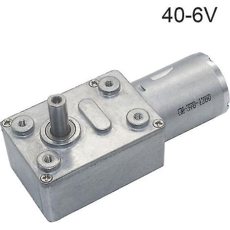 Moteur électrique réducteur 6V/12V/24V, 2 tr/min à 375 tr/min, couple élevé, jgy370-6V-40 (1/5)