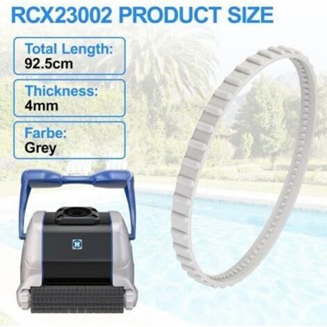 Cinghia di trasmissione RCX23002 per pulitori per piscine Hayward Aquavac Tiger Shark e SharkVac, 2 pezzi (1/4)