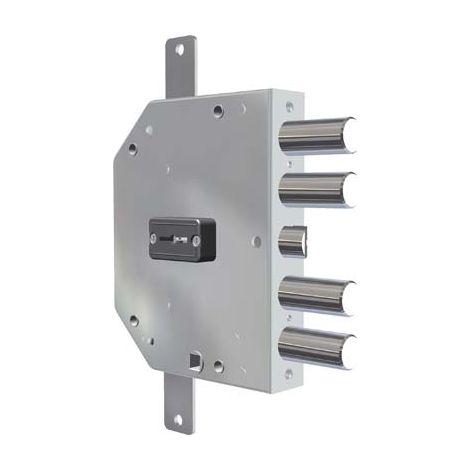 SERRATURA METALLO APPLICARE 2155 MRX CR  DM M4 TRIPL+SCR IP.MM 28 E.MM 60 DX