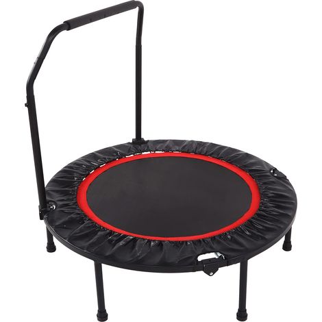Jeffergarden 40in Adultes Pliants Trampoline Double Réglable Mousse Accoudoirs Fitness Rebounder (1/5)