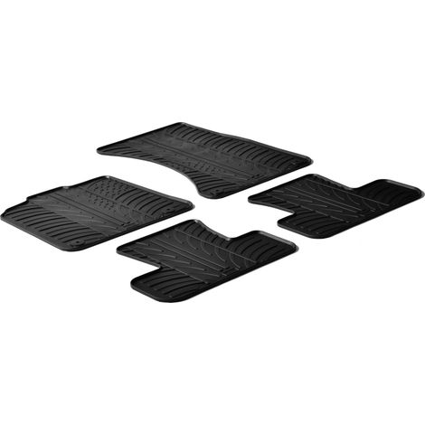 Set tappeti su misura in gomma - compatibile per Audi Q5 5p (11/0802/17)