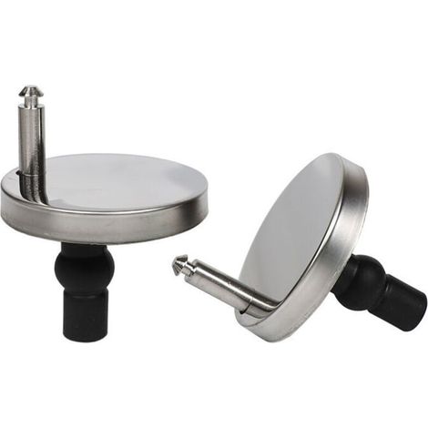 2 PCS Charnière Kit de Vis en Acier Inox et Caouchouc Pièces de Rechange pour Fixation de Rondelle Cache Abattante de Cuvette WC Toilettes,argent,Lilaris, Ensoleillé (1/5)