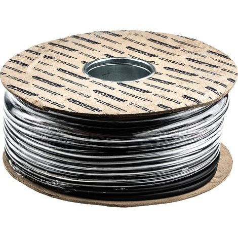Câble d'alimentation RS PRO 3G1 mm², gaine PVC Noir, 100m ( Prix pour Bobine de 100 Mètres )