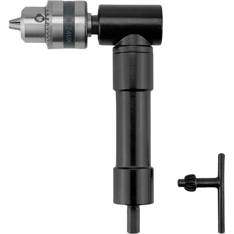 Winkelbohrer, Spannbereich 0,8–10 mm, 90°-Bohrfutter, Winkelbohradapter für Akkuschrauber (1/5)