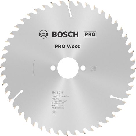 Bosch Optiline Wood hoja de sierra circular 190 mm 48 dientes