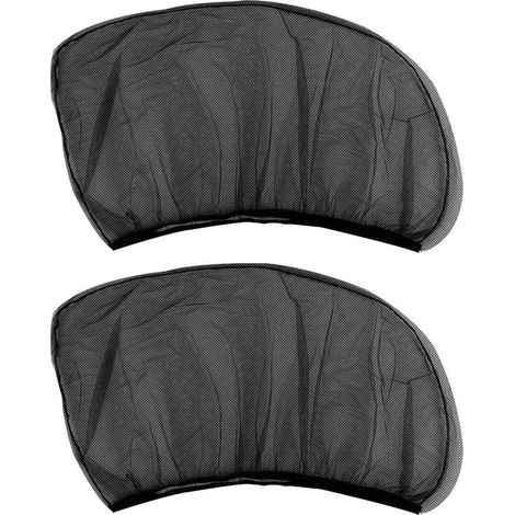 JSSEVN-Protection Soleil Voiture Maille Filet Pare Soleil Fenetre Voiture Chaussette Vitre Auto Accessoire Idéal pour Fenêtres Latérales(Noir) (1/5)