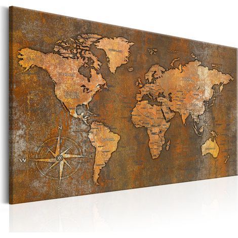 Tableau Imprimé "Rusty World" 60 x 90 cm (1/2)