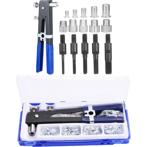 Lot de 86 écrous à riveter avec écrous à riveter métriques M3 M4 M5 M6 M8 (1/5)