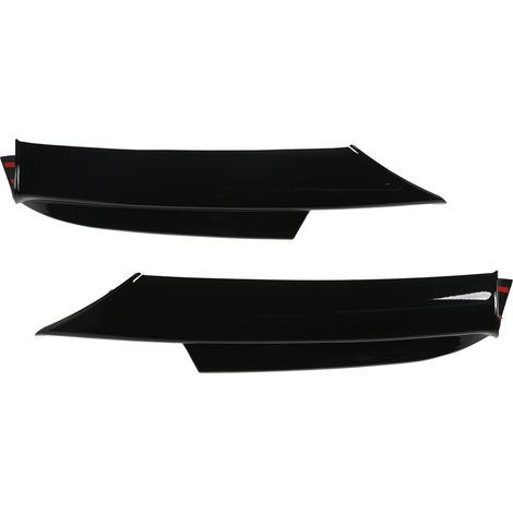 Une paire de spoilers de pare-chocs avant, légers, résistants à l'usure et aux hautes températures, adaptés aux BMW Série 3 E90 E91 M-Tech (modèles 2005-2008). (1/5)