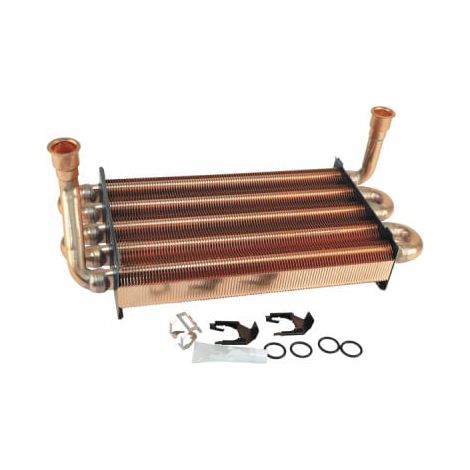 Saunier Duval – Echangeur thermique 4 plaques – Longueur 600mm – Largeur 200mm – Pour chaudières THEMAPLUS C25E
