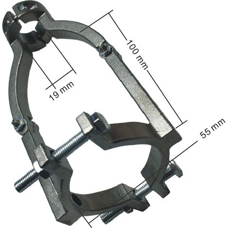 Outil de perçage à mortaiser carré avec ciseau, support fixe, table de perçage à main, outil double usage pour le travail du bois, tenonnage (1/5)