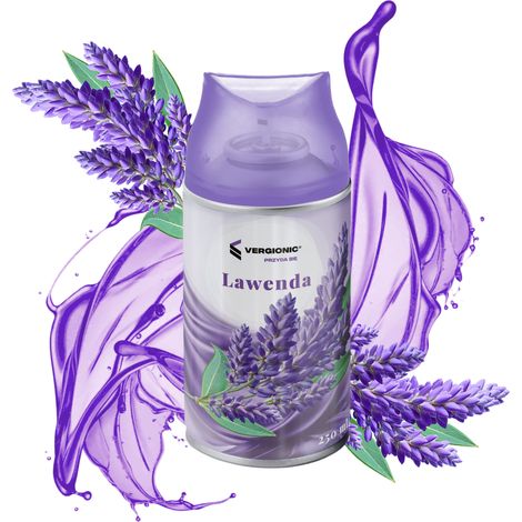 Ambientador en spray universal, recarga de 250 ml, fragancia a elegir.