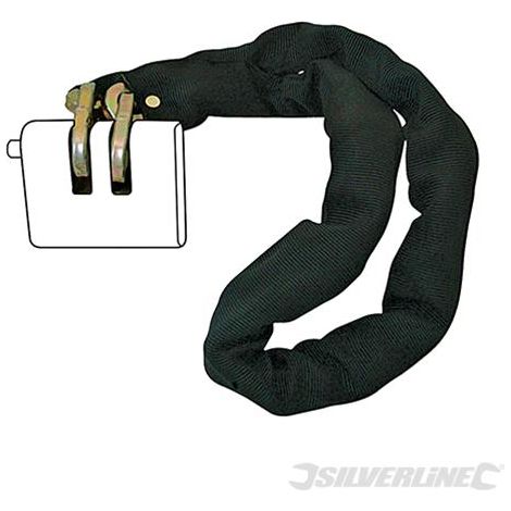 Silverline Catena ad alta sicurezza con manica 900 mm