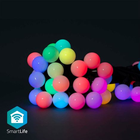 Luces navidenas smartlife luces navidenas wifi rgb 48 led 108m androidios diametro de la bombilla 30 mm (1/5)
