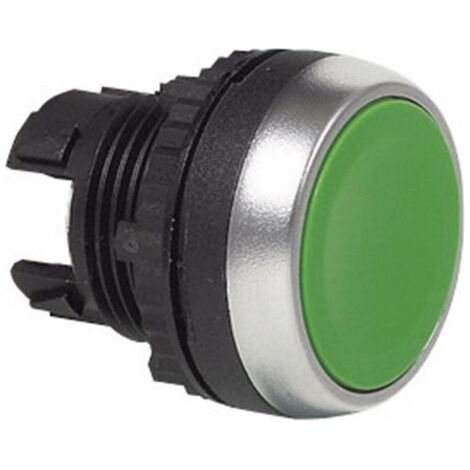 BACO L21AA82E L21AA82E Bouton-poussoir collerette métal, chromé vert 1 pc(s) D74267 (1/5)