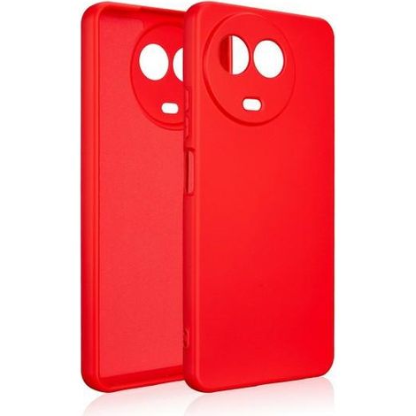 Beline Silikonhülle für Realme 11 5G (rot/weiß) (1/3)