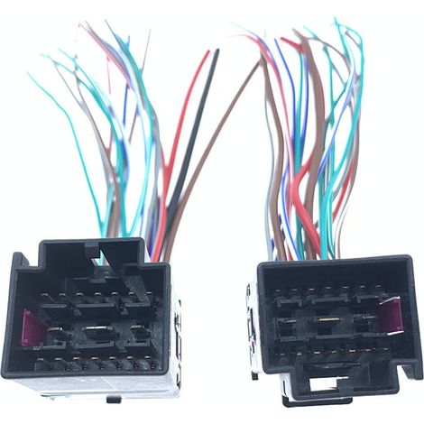 Compatible with Audi A6L, Q5, A4L, Octavia, Tiguan, Golf 6, Sagitar, Magotan, Superb, electric seat heating control connector -- JB2118-17P