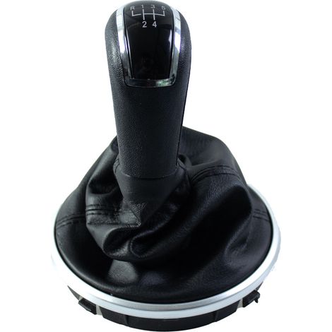 Dust cover for Skoda Fabia MK2, gear knob, cabin accessories, black 5-speed gear lever, one pack.--BIEMMEDUE (1/4)