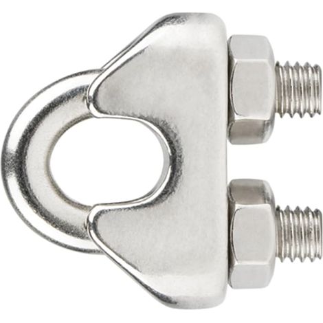 Lot de 10 attaches à double écrou DIN 741, acier inoxydable A4, dimensions M8 (Ø10), boîte de 10 unités (1/3)