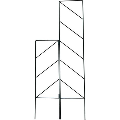 Tuteur de Clématis Hybride en Fer vert de 60 cm (1/5)