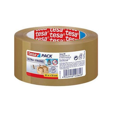 Ruban adhésif d'emballage tesapack® tesa 57177-00000-11 marron (L x l) 66 m x 50 mm caoutchouc 1 pc( (1/4)