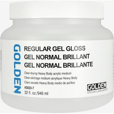 Gel - GOLDEN - Regular Gel Gloss - 946ml - Texture épaisse - Dilue et augmente la transparence