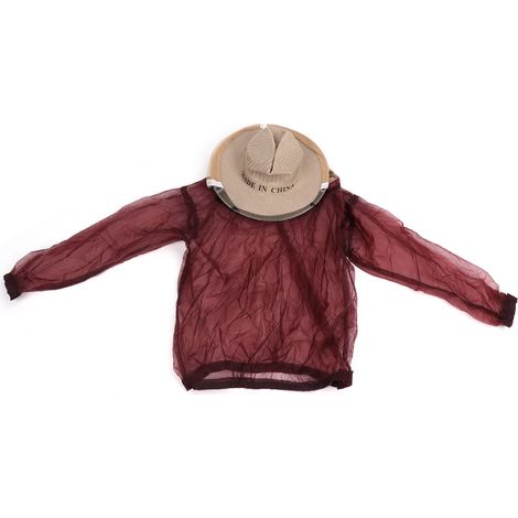 Combinaison d'apiculteur avec voile, veste et chapeau, accessoires et fournitures pour apiculteurs (1/5)