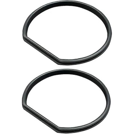 Deux joints de rechange, compatibles avec les joints du couvercle du bac à poussière des aspirateurs sans fil 18V PCL720, PBLSV716 et PBLSV717. (1/5)