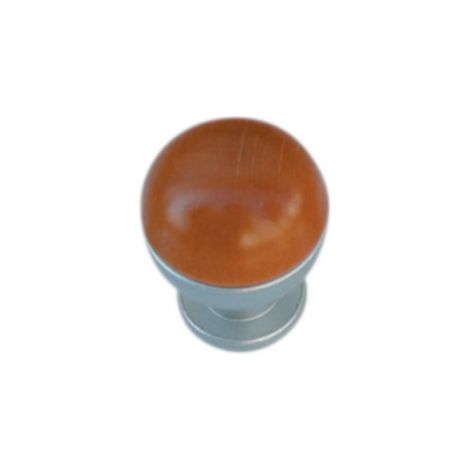 POMOLO SFERICO LEGNO OTT 735B D 18 MM NOCE SCU 25 PZ (1/5)