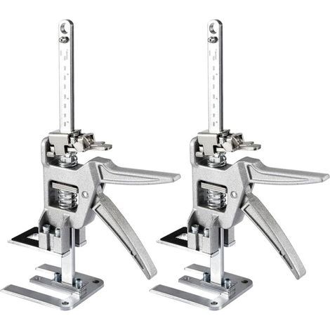 Leve Meuble 2 Pièces, Bras de Levage économisant le Travail avec échelle de Précision, Leve Plaque en Acier au Carbone pour Meubles Lourds, Leve Porte, Souleve Meuble, Capacité de Charge 400KG (1/5)