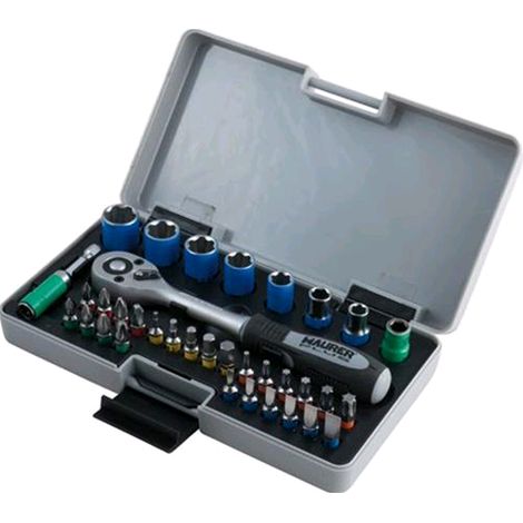 KIT MAURER PER BULLONI TORX,XZN,POLLICI,MM,ROVINATI ECC - SET BUSSOLE 35PZ