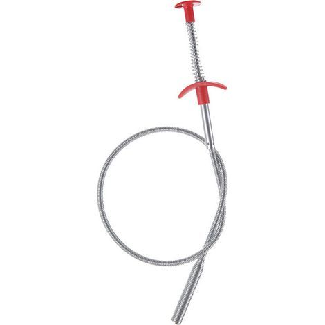 Pinze per la pulizia degli scarichi, sonda per scarichi da 60 cm, sonda pieghevole, impugnatura a quattro ganasce, comode e potenti, ampiamente utilizzate per sturare i lavandini (1/5)