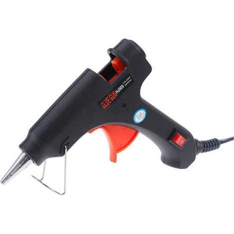 Pistolet à colle chaude, Pistolet à chaleur électrique 20W avec bâtons de colle de 7 mm for bricolage domestique Bâtons de colle à température de chaleur industrielle Pistolets Outil de réparation éle (1/5)