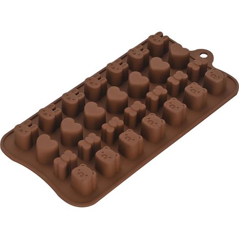 Wiederverwendbare Silikonform für Schokolade, Eiscreme und Desserts - CC-090 (1/5)
