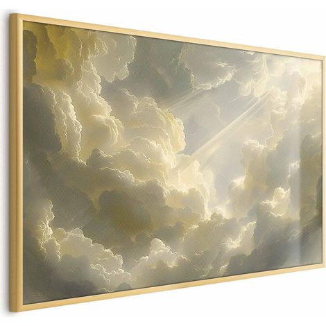 Poster – Ein atemberaubendes Farbenspiel vor dem Hintergrund von Wolken (1/4)