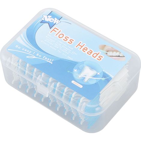 Brosse Interdentaire Jetable à Tête Souple en Silicone, Portable avec Étui - 200 Pièces Bleues pour Soins Bucco-dentaires (1/5)