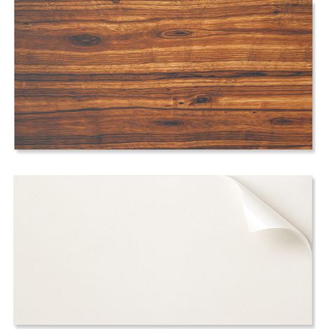Panel autoadhesivo estampado - Perfecto para la cocina. 100 x 50 cm. Dise帽o de madera natural.